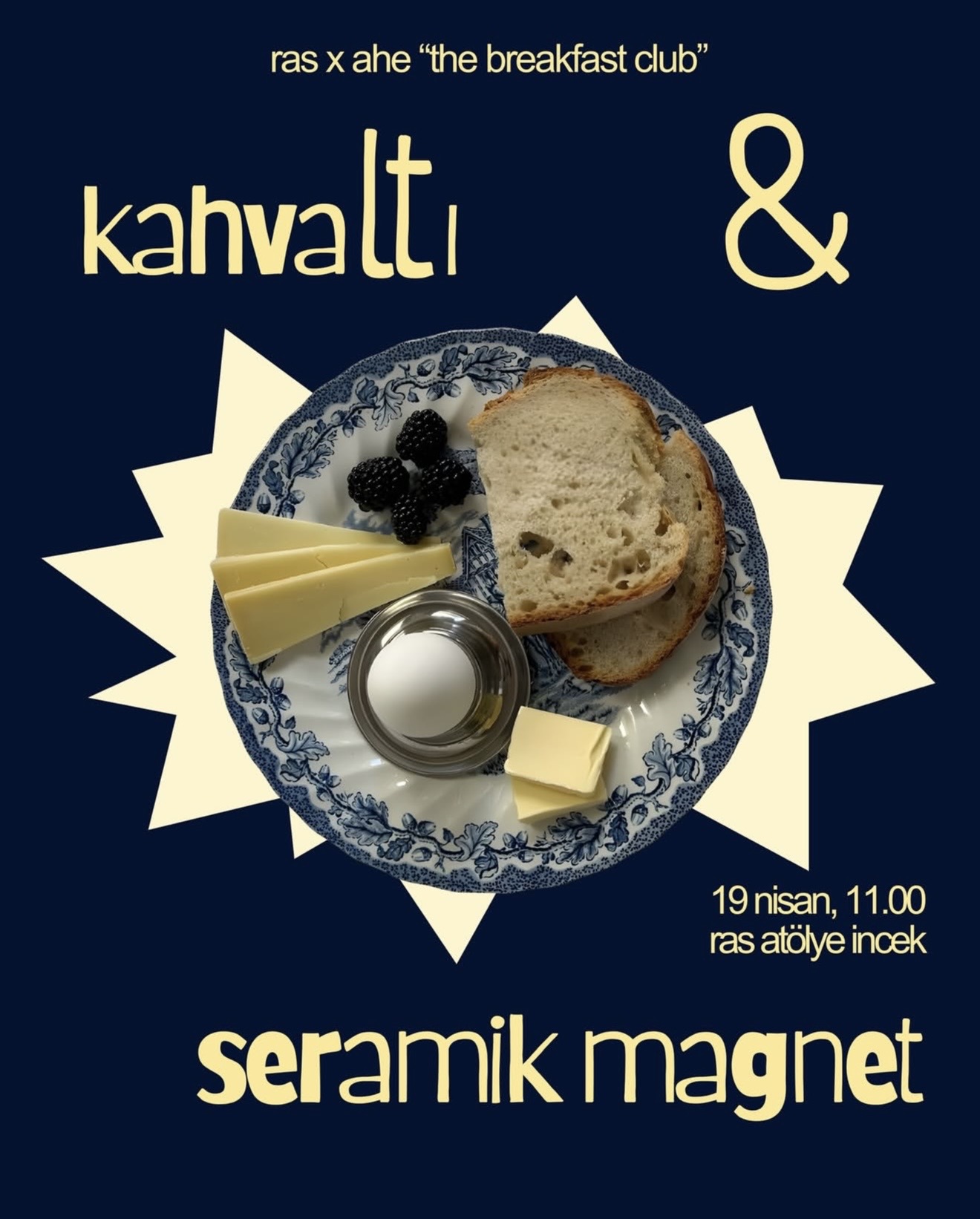 Kahvaltı & Seramik Magnet Workshop — ras x studio.ahe