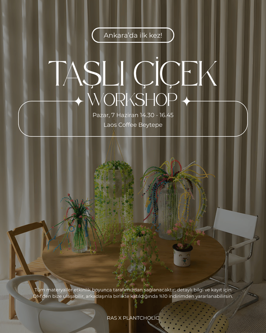 Taşlı Çiçek Workshop